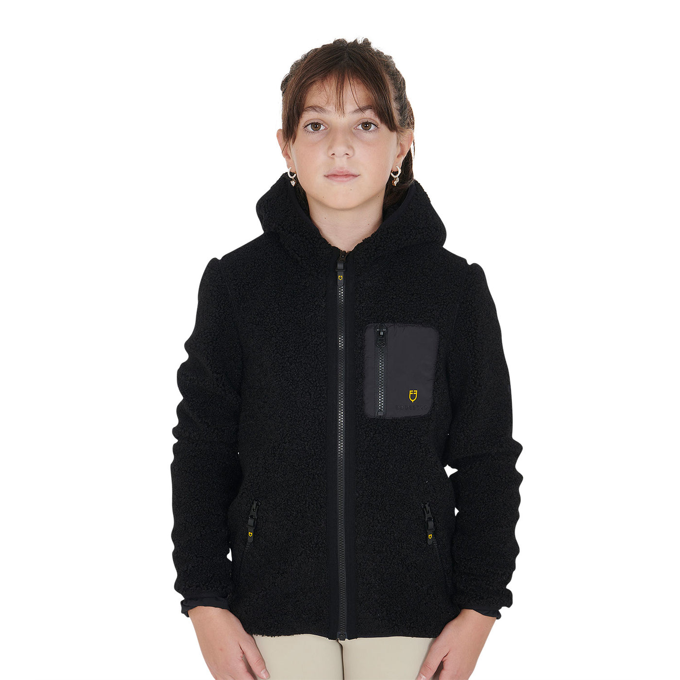 Equestro Junior Teddy Full Zip Jacket