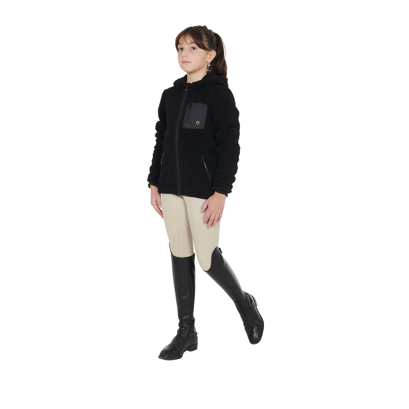 Equestro Junior Teddy Full Zip Jacket
