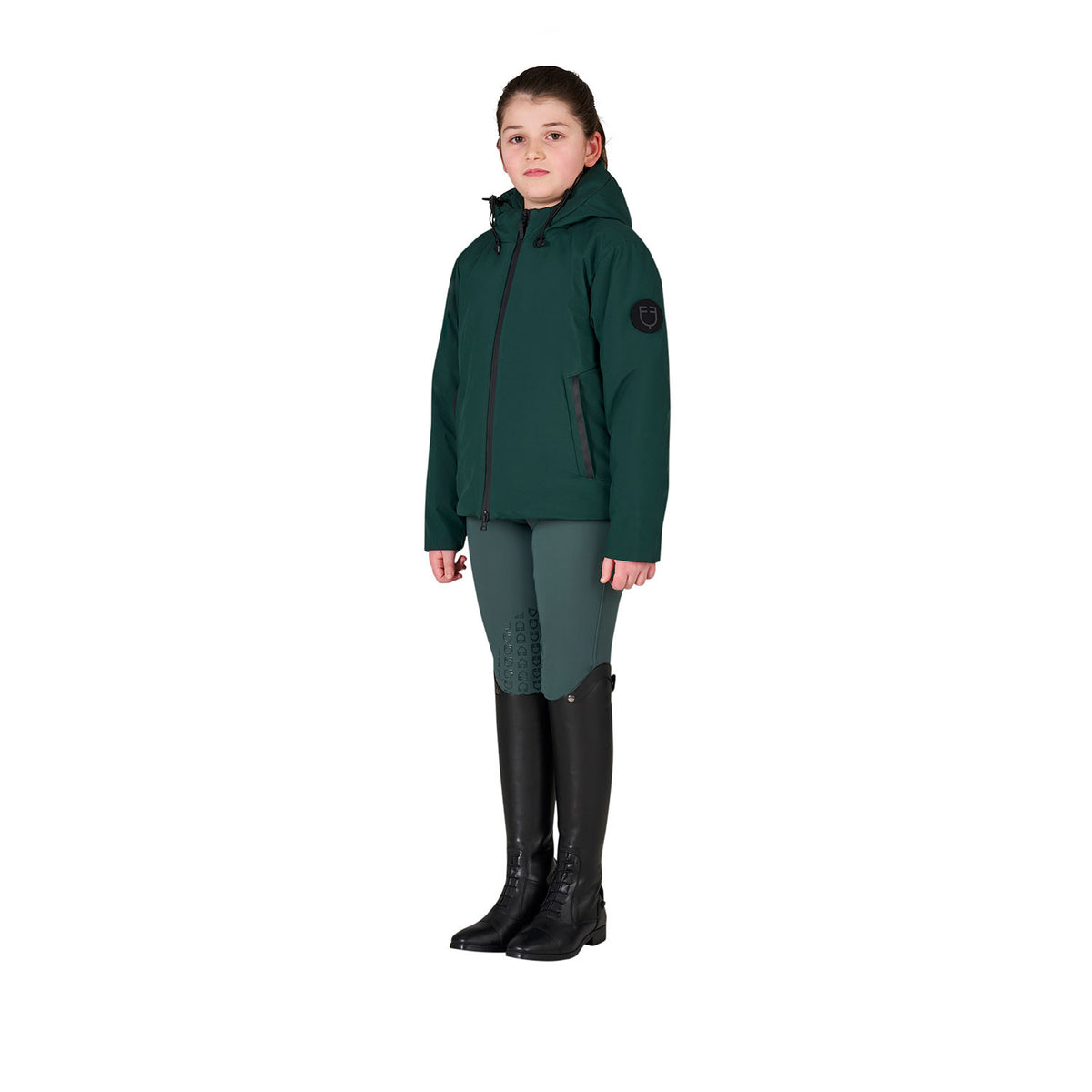 Equestro Unisex Kids Waterproof and Windproof Jacket