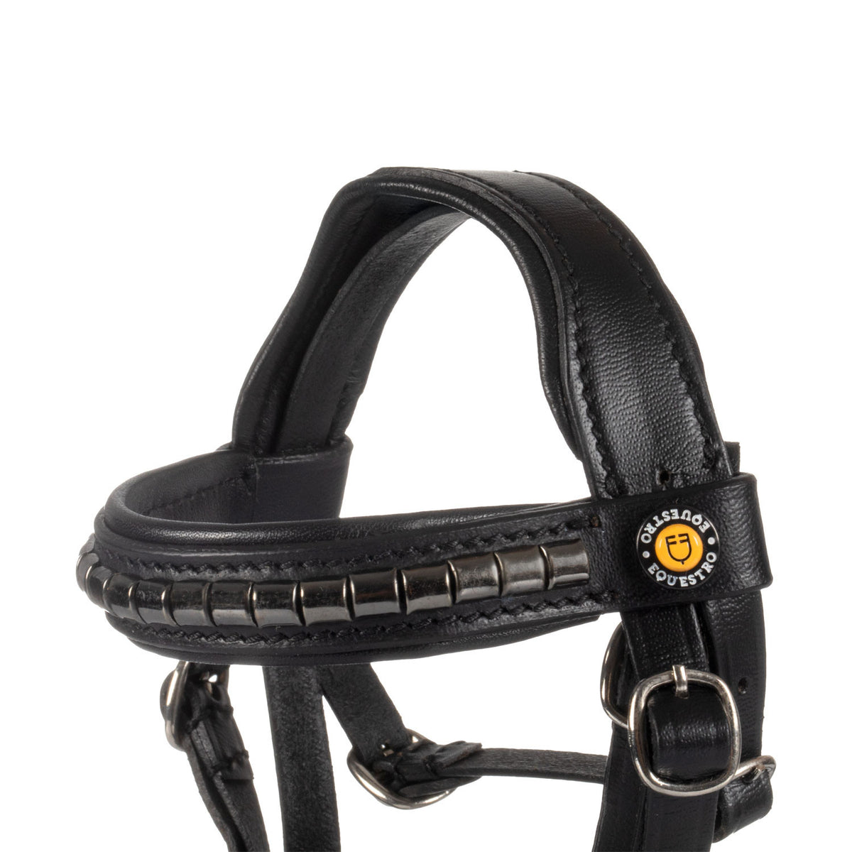 Equestro Leather Bridle For Toy Horse With Silver Clinchers