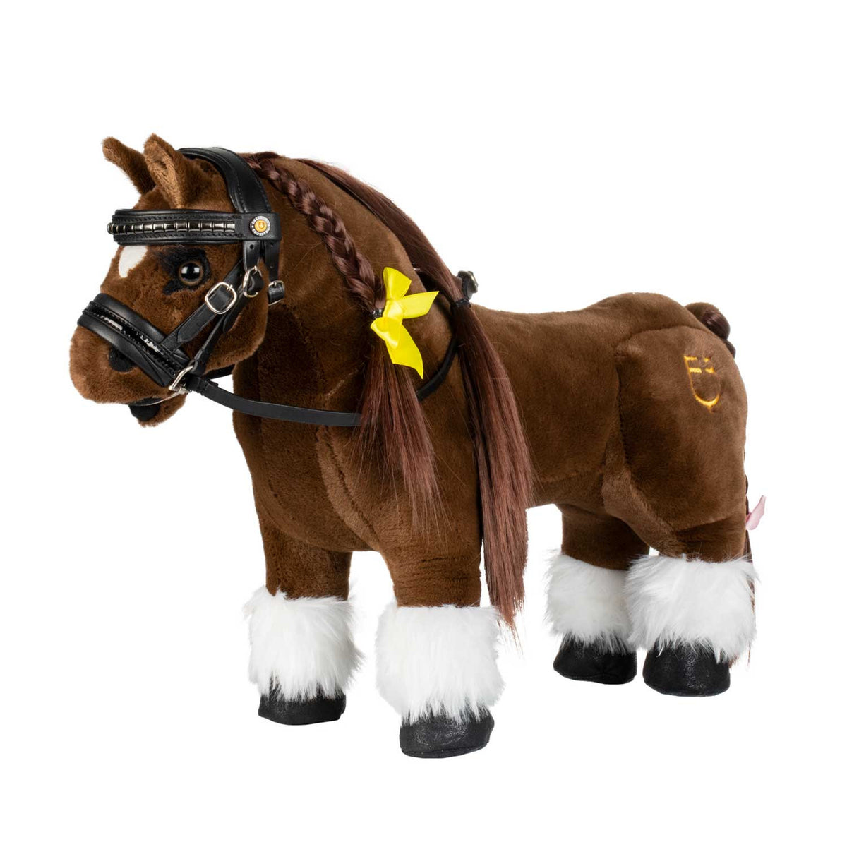 Equestro Leather Bridle For Toy Horse With Silver Clinchers