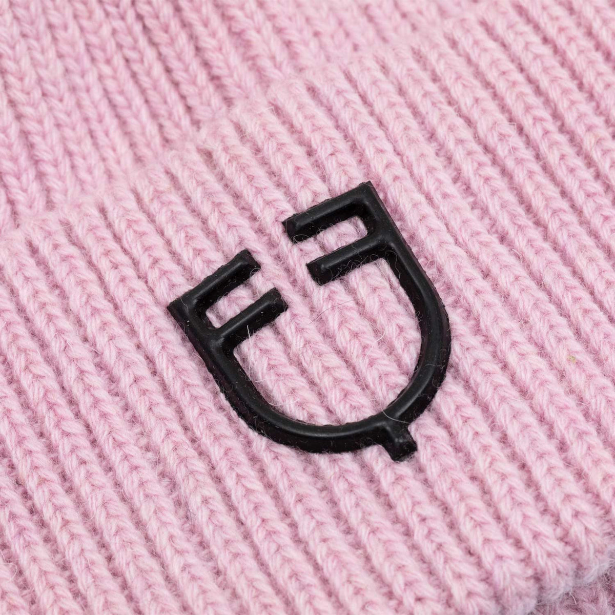 Equestro Unisex Knitted Texture Wool Beanie