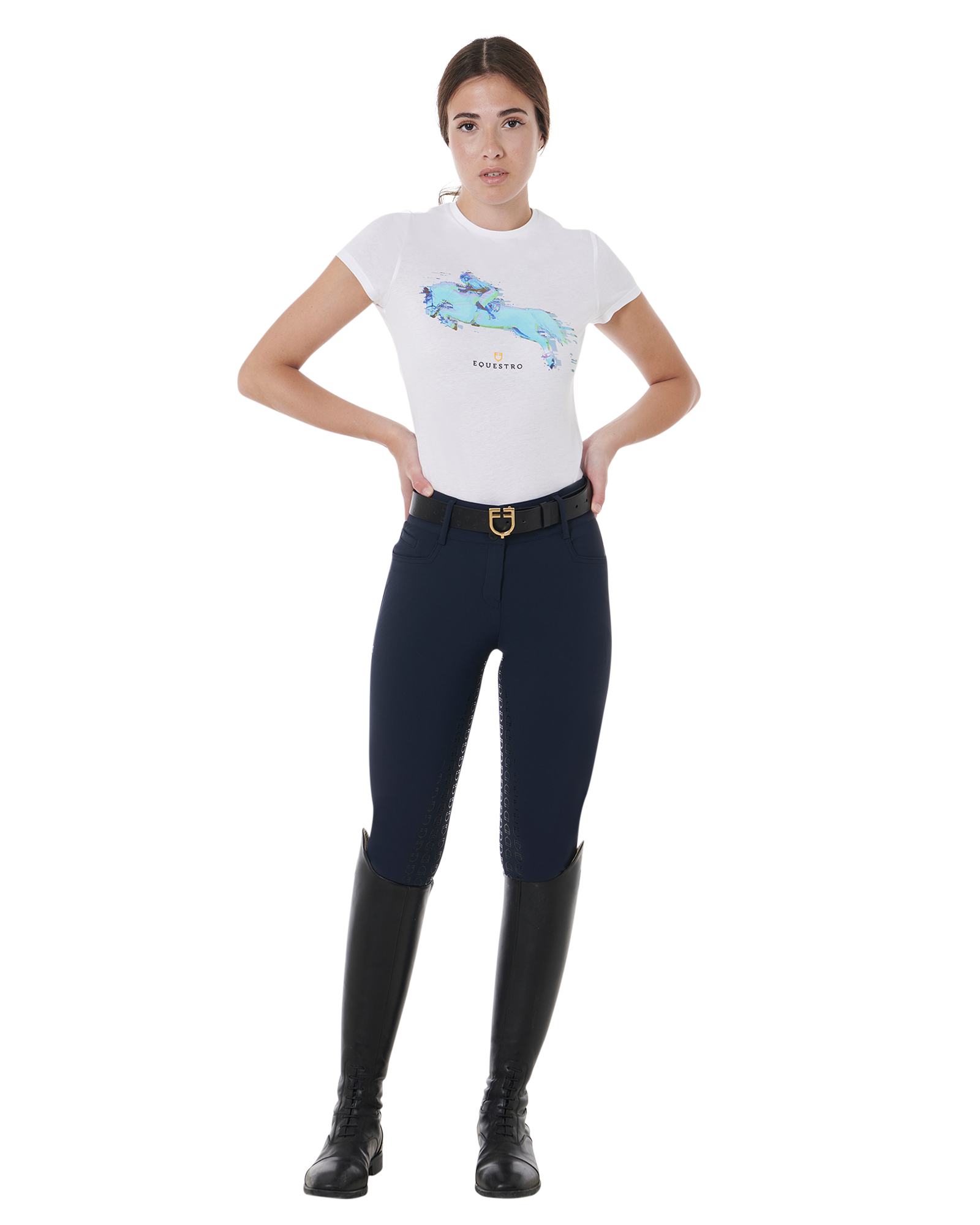 Equestro Women's High Waist Breeches