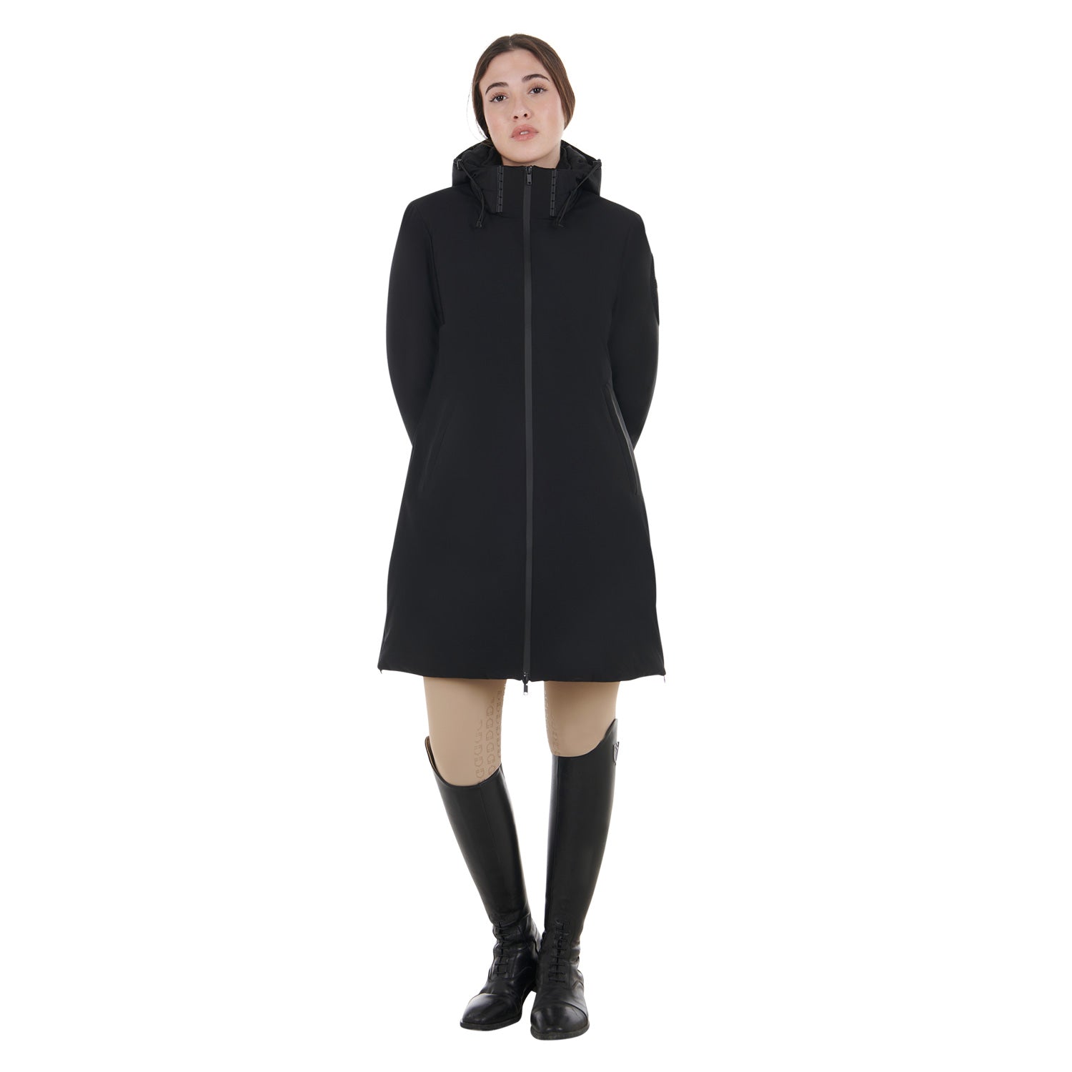 Equestro Basic Long Puffer Jacket - OUTLET