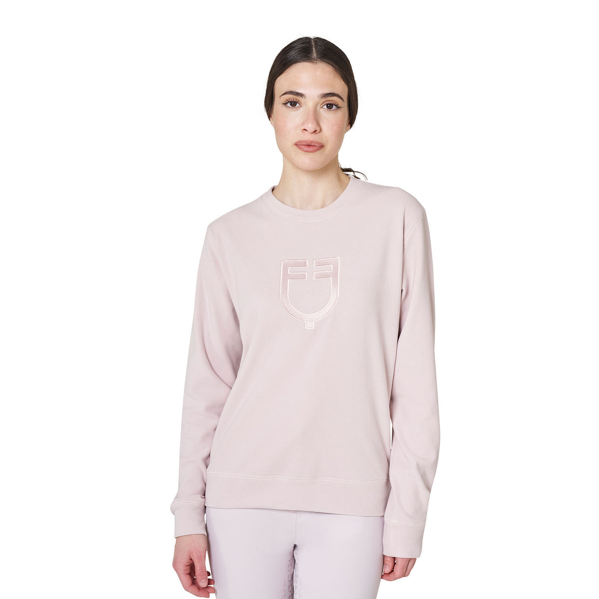 Equestro Women's fleece crewneck sweatshirt