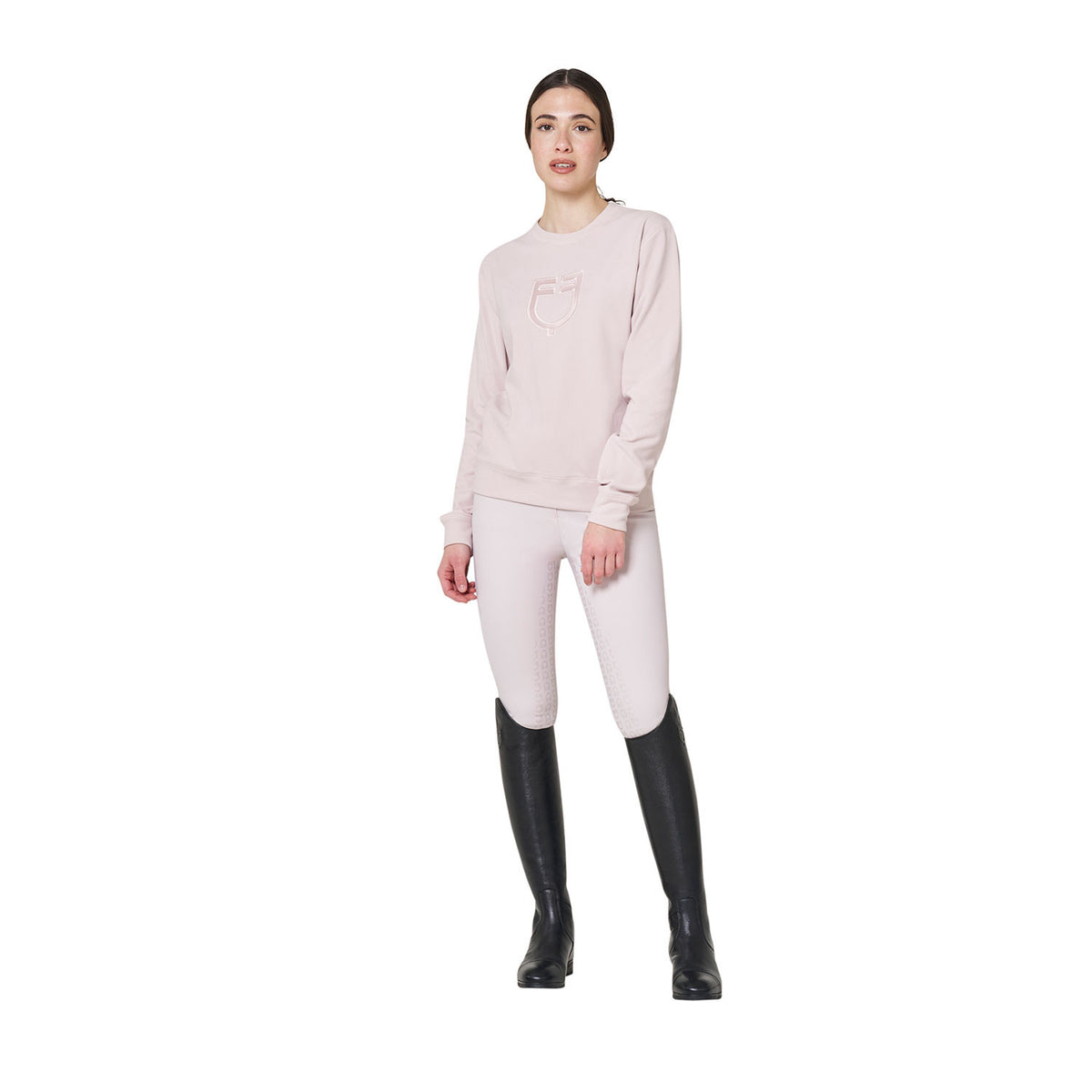 Equestro Women's fleece crewneck sweatshirt