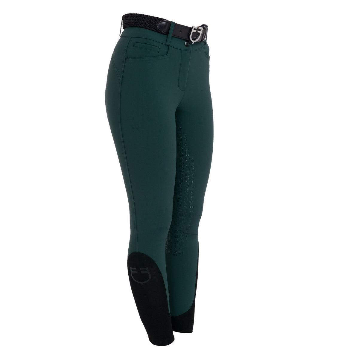 Equestro Women's High Waist Breeches Full Grip