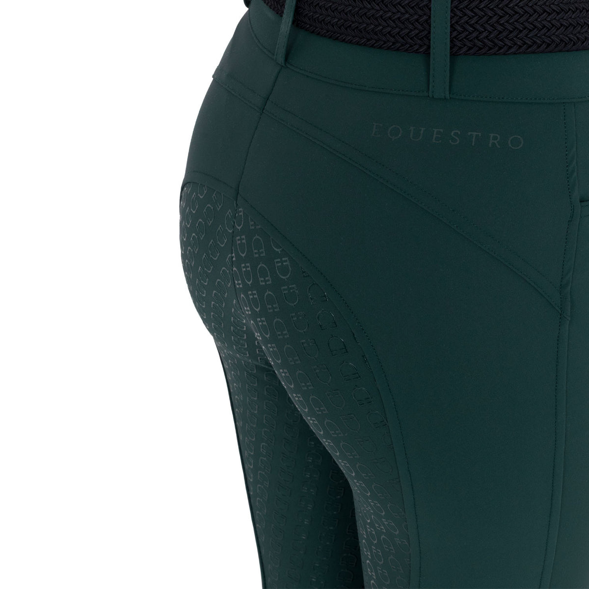 Equestro Women's High Waist Breeches Full Grip
