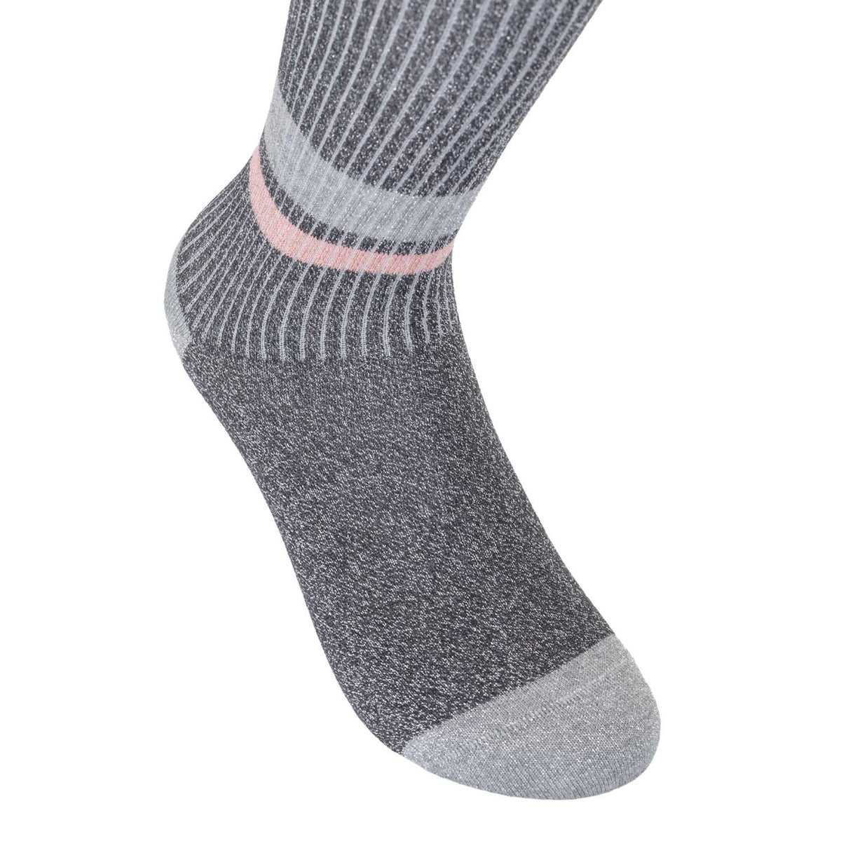 Equestro Womens Lurex Socks