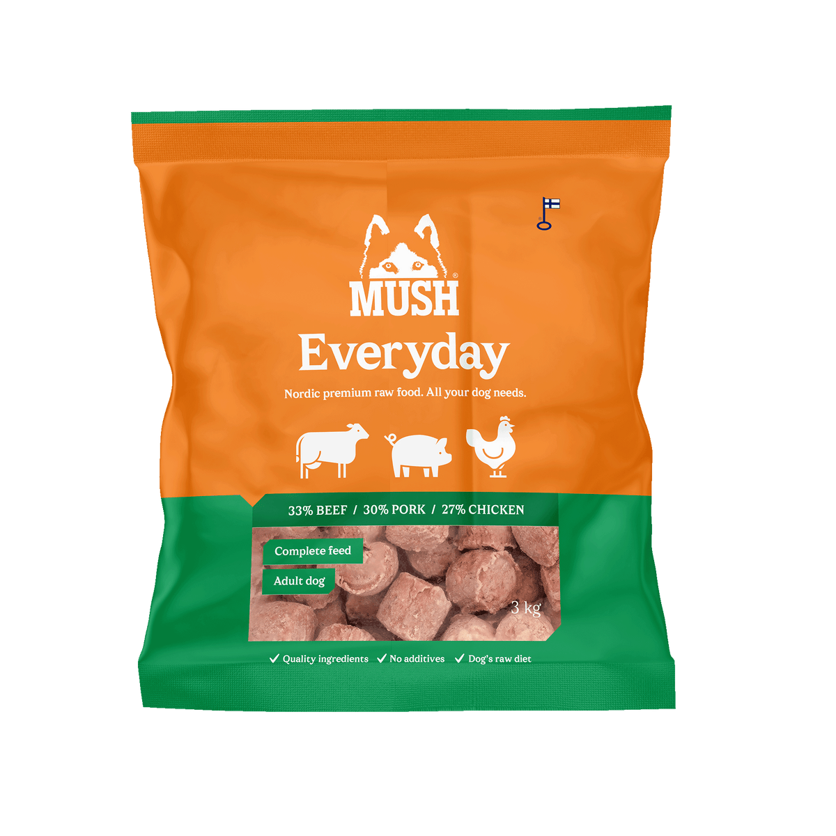 MUSH Everyday® Green BARF Fuldfoder