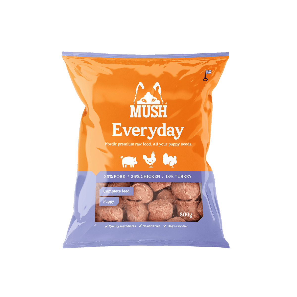 MUSH Everyday® Puppy Light Purple BARF Fuldfoder