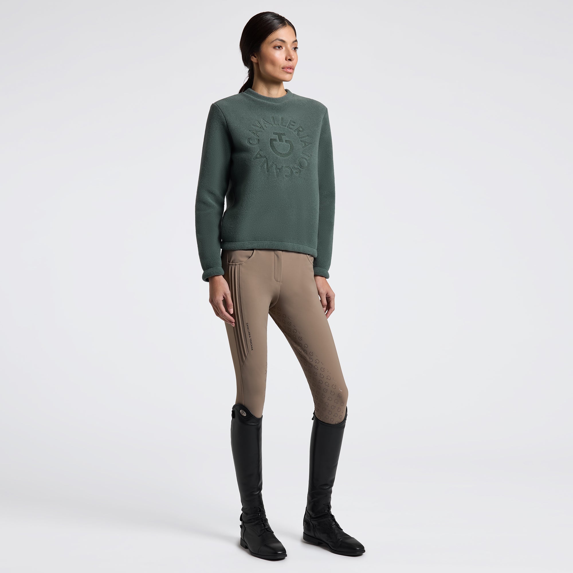 Cavalleria Toscana Fleece Crew Neck - OUTLET