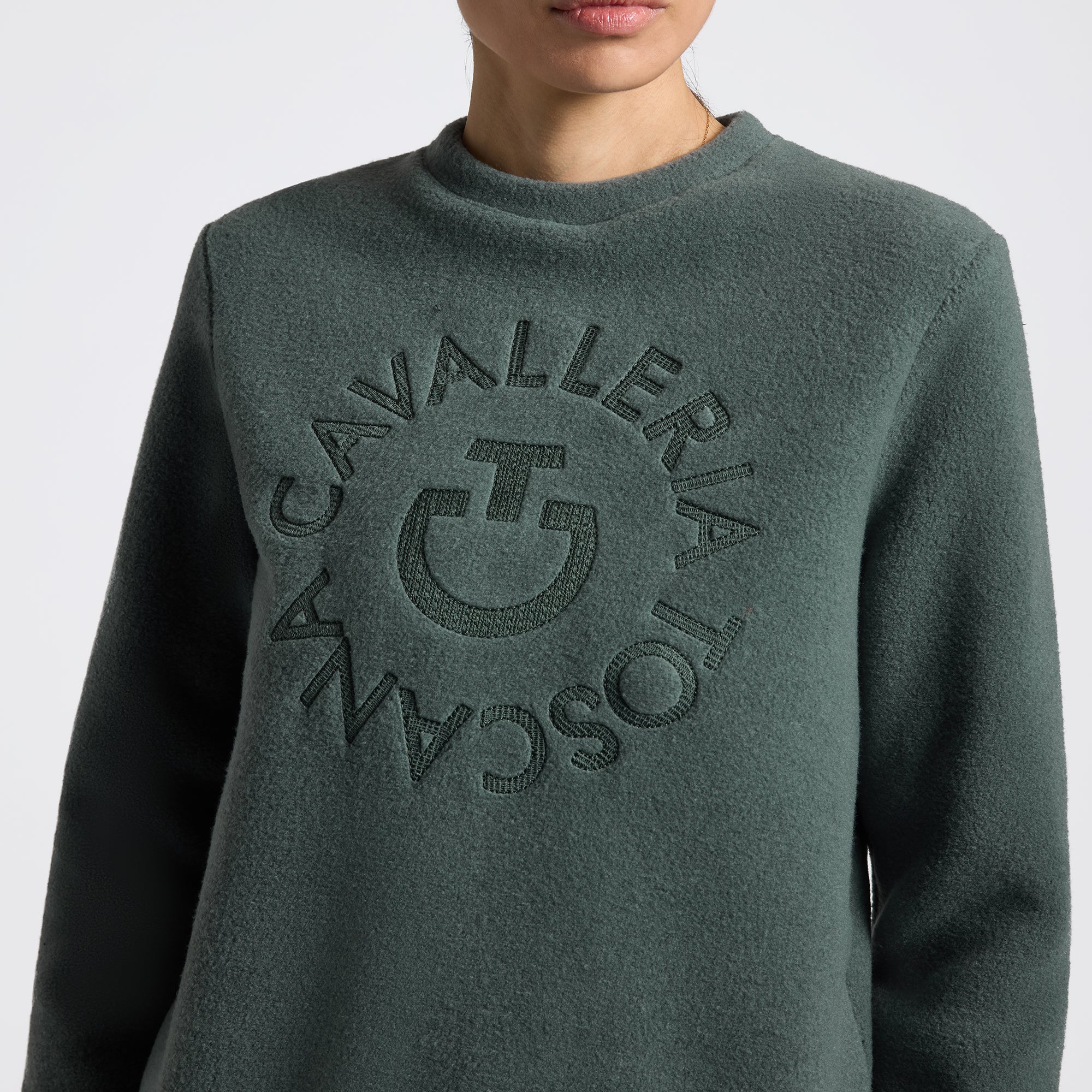 Cavalleria Toscana Fleece Crew Neck - OUTLET