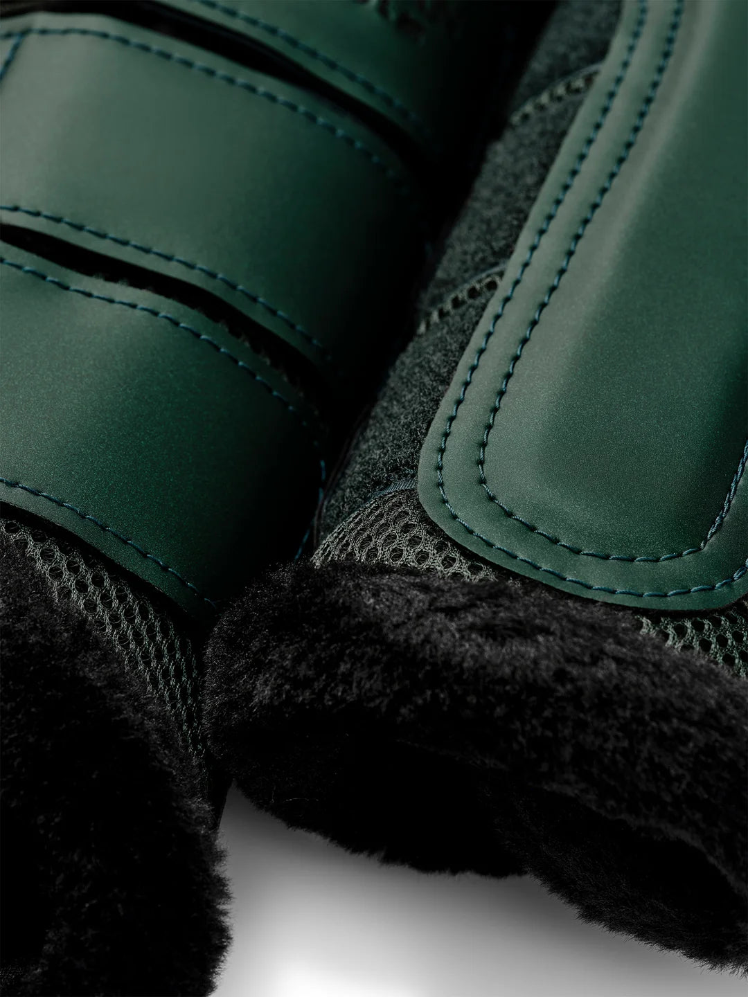 Equestrian Stockholm Fur Mesh Brushing Boots