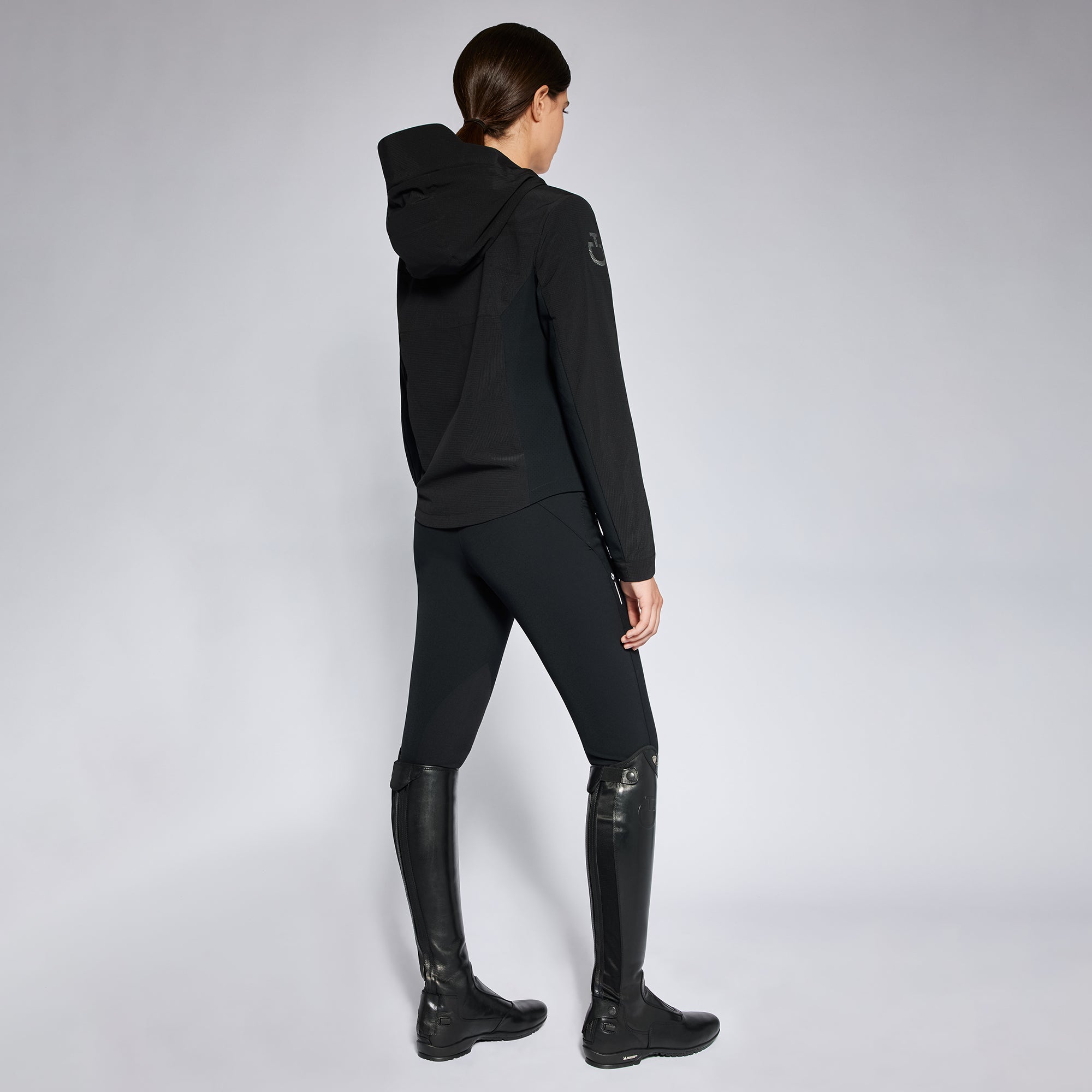 Cavalleria Toscana Revo Nylon Mesh Hooded Wind + Water Resistant Jacket - OUTLET