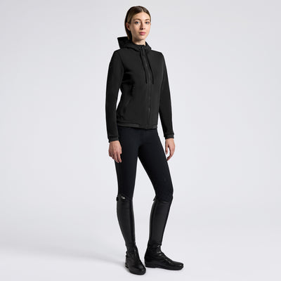 Cavalleria Toscana Perforated Jersey Inserts w/Hooded Softshell Jacket