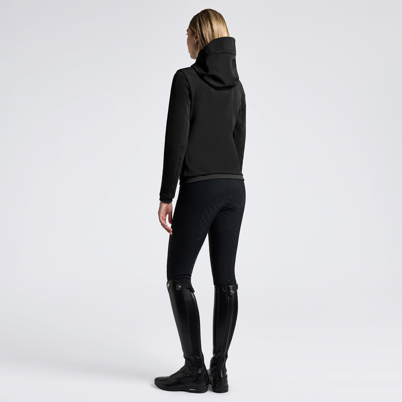 Cavalleria Toscana Perforated Jersey Inserts w/Hooded Softshell Jacket