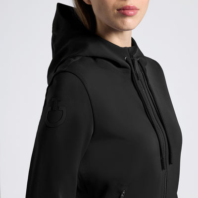 Cavalleria Toscana Perforated Jersey Inserts w/Hooded Softshell Jacket