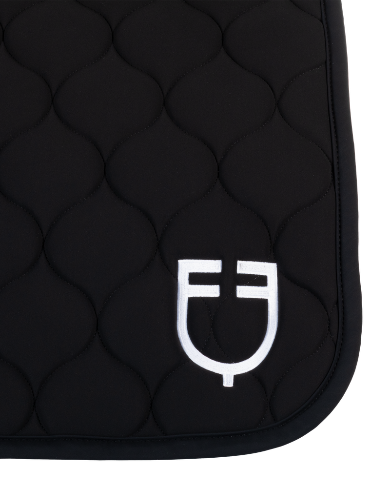 Equestro Dressage Saddle Pad Onion Jersey Black Line Edition