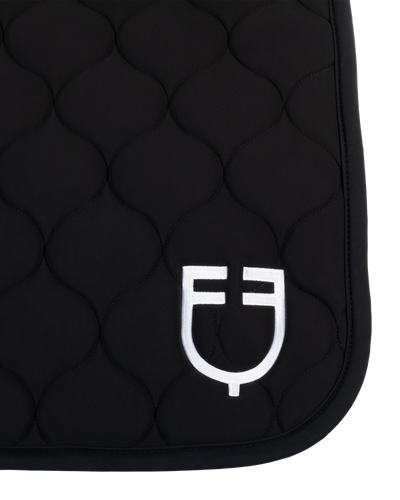 Equestro Dressage Saddle Pad Onion Jersey Black Line Edition