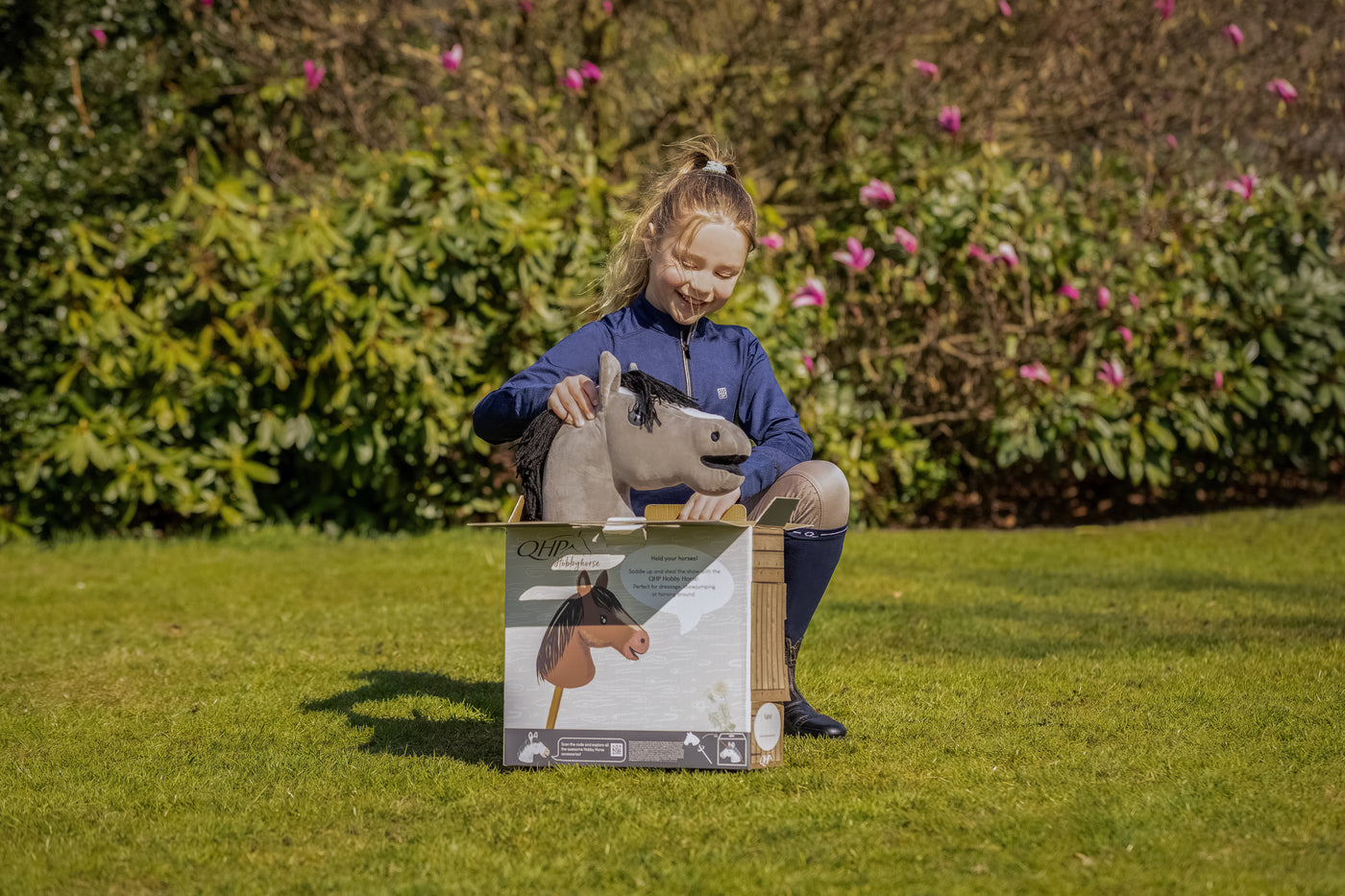 QHP Hobby Horse Grey