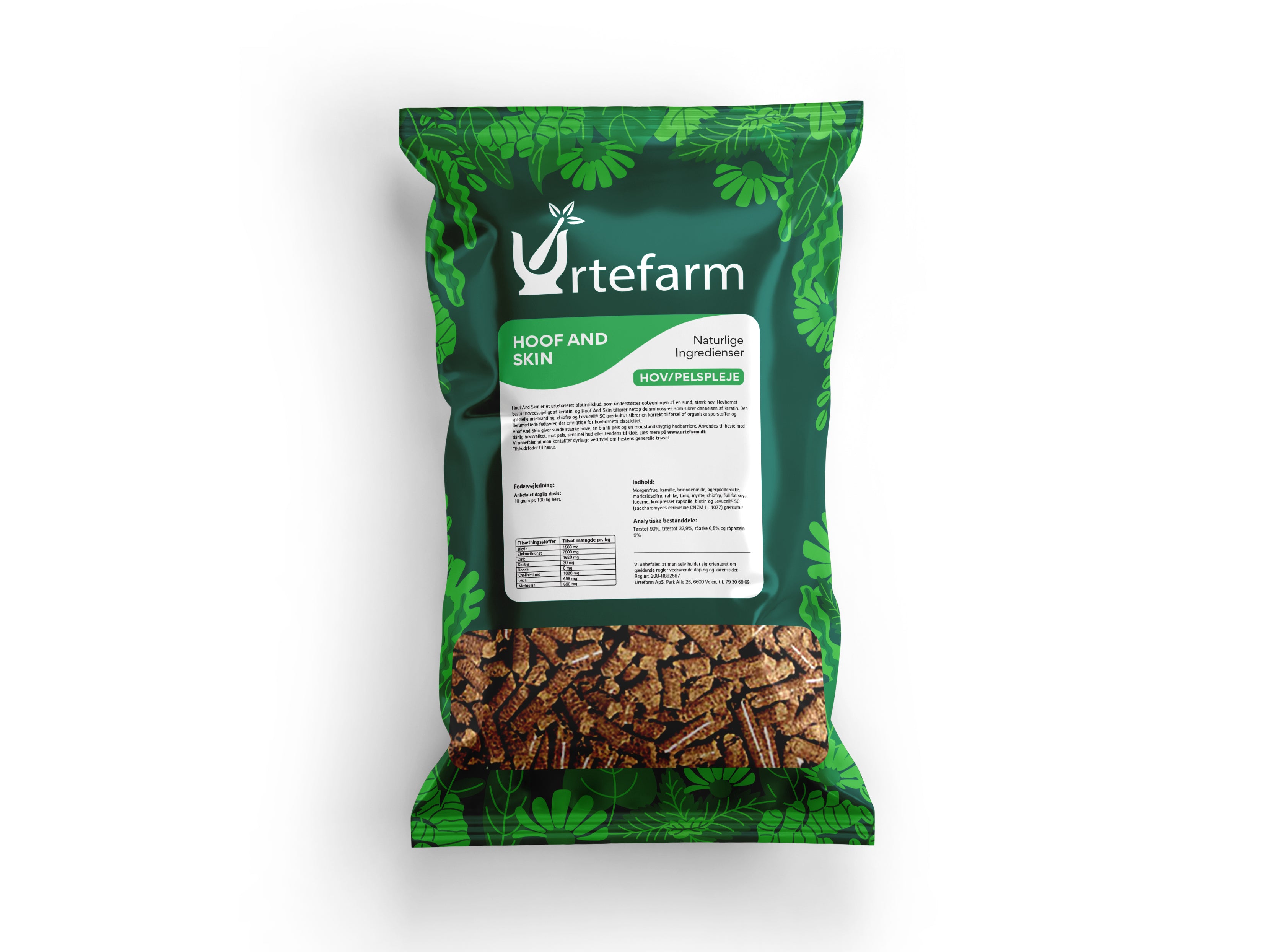 Urtefarm Hoof and Skin Pellets - Bestillingsvare