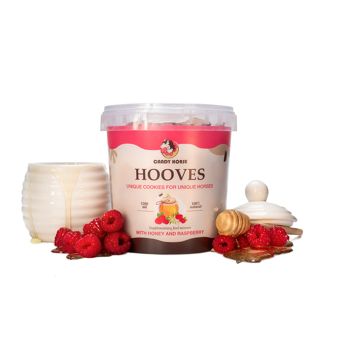 Candy Horse Hooves Honey & Raspberry Cookies