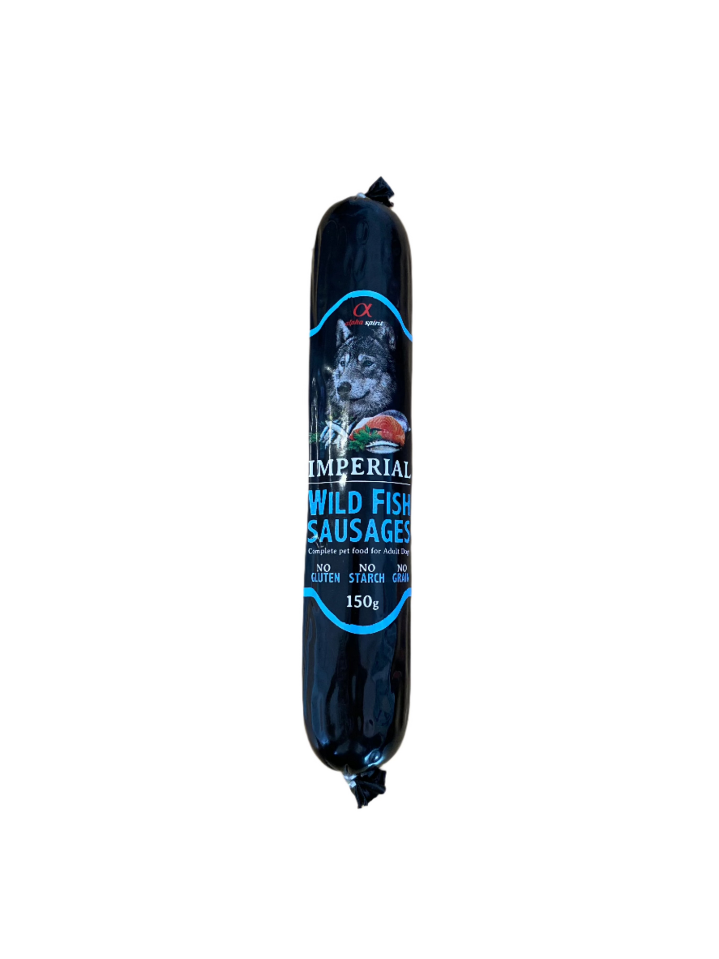 AlphaSpirit Wild Fish Sausage 150g.