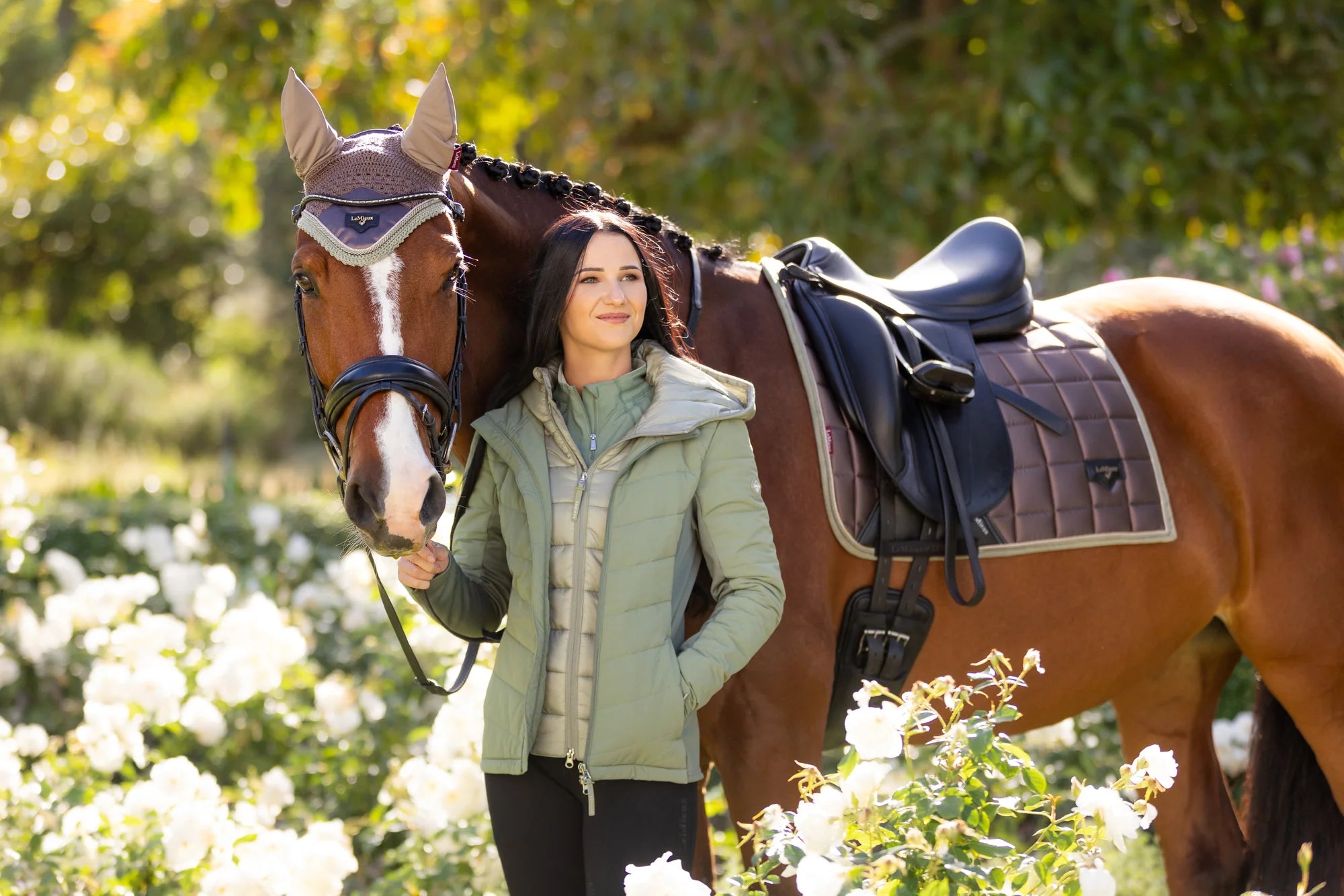LeMieux Loire Satin Fly Hood-OUTLET