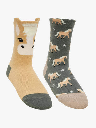 LeMieux Mini Cotton Character Socks Haflinger