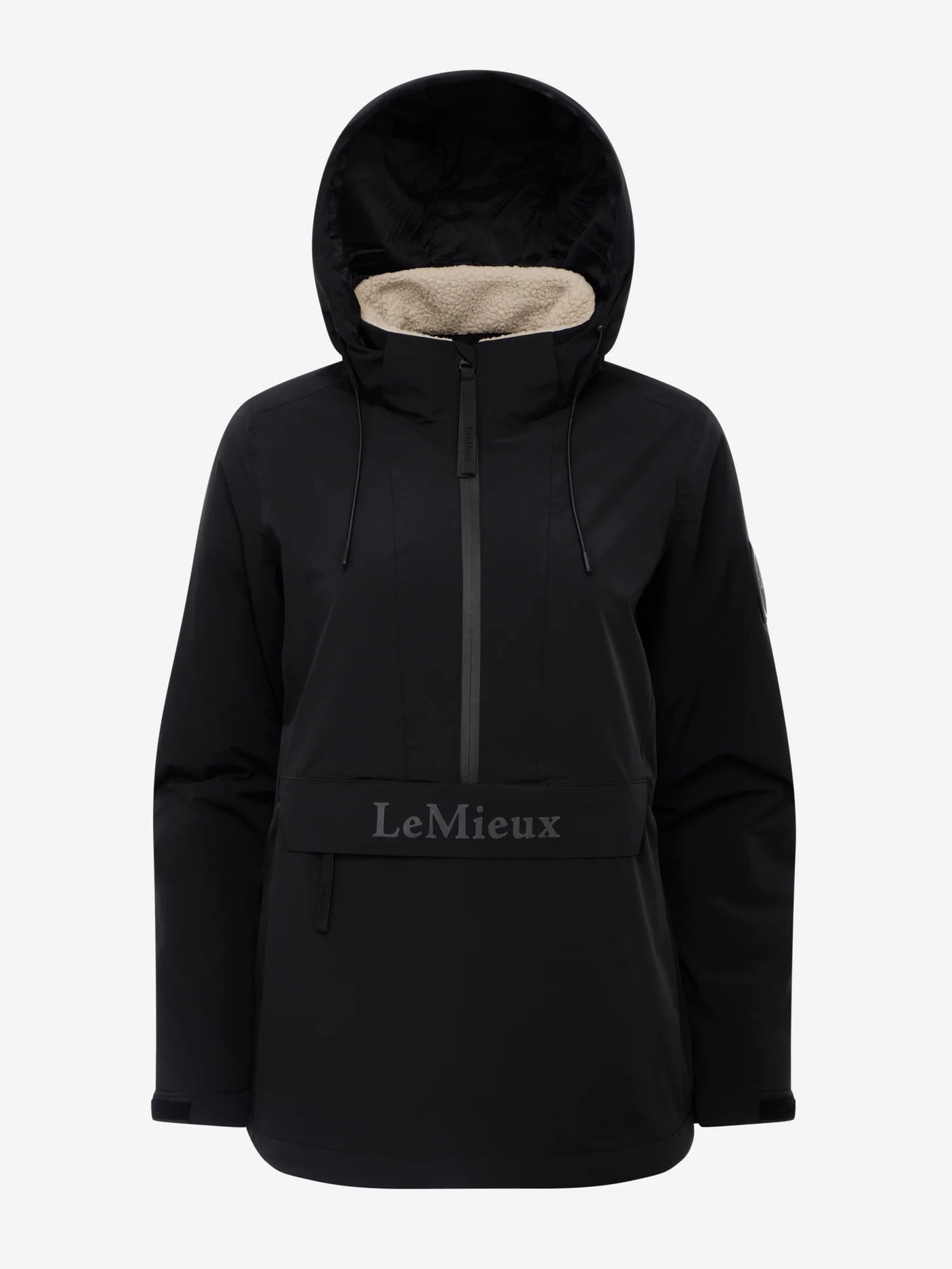 LeMieux Phoebe Half Zip Waterproof Anorak Black