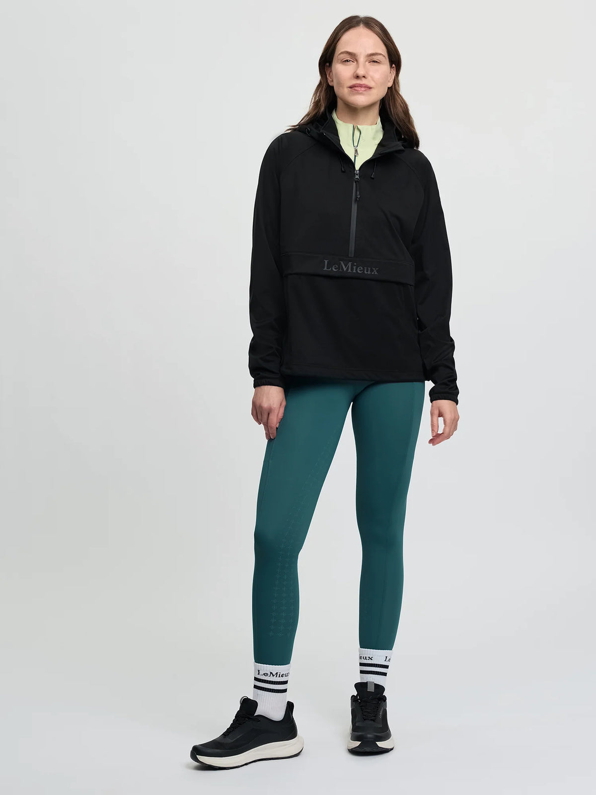LeMieux Perri Half Zip Waterproof Jacket Black