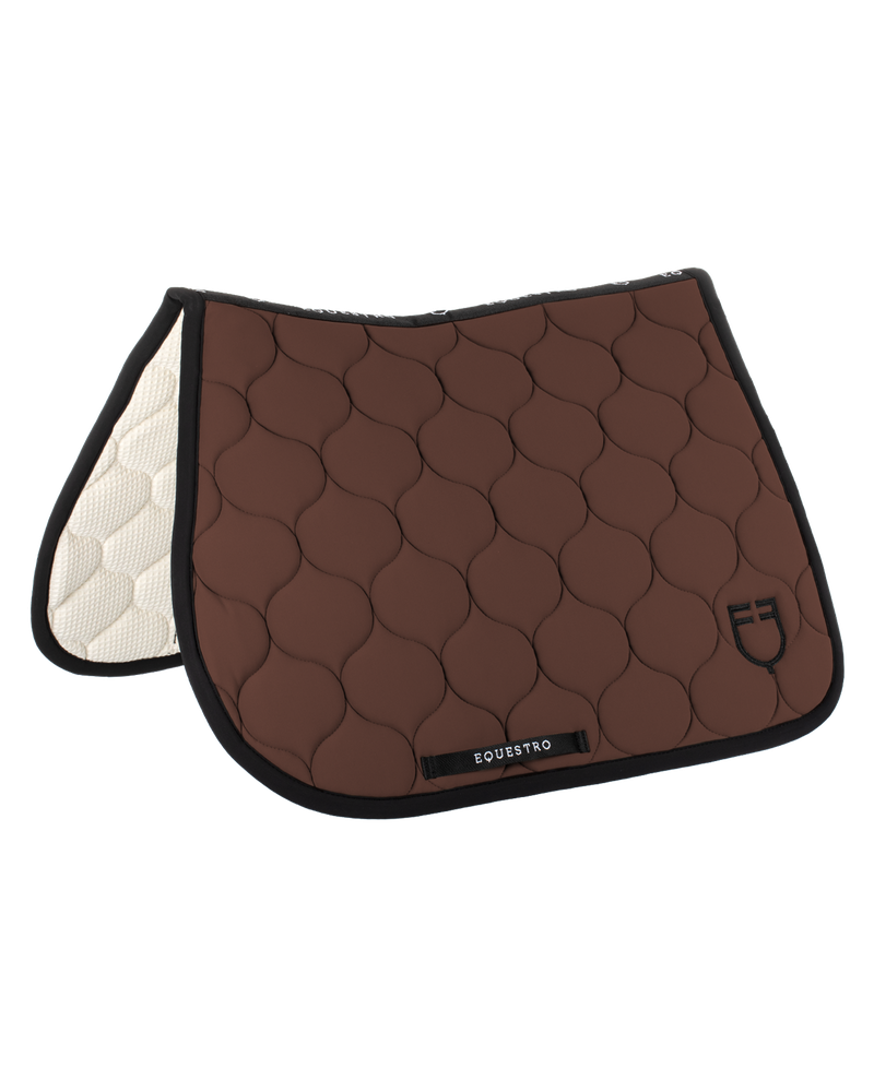 Equestro Jumping Saddle Pad Onion Jersey Black Line Edition