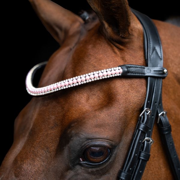 Imperial Riding Browband IRHBeads Light Pink