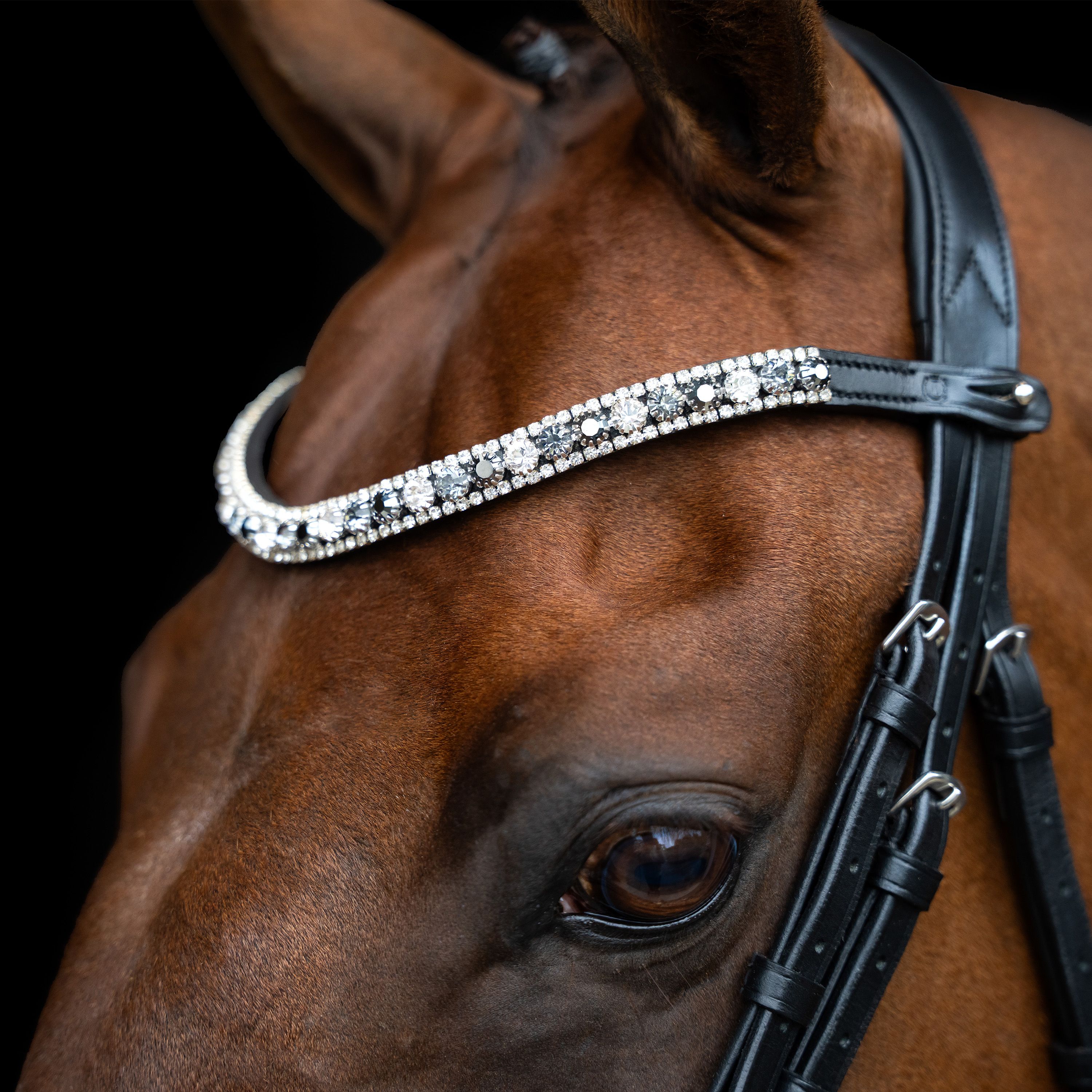 Imperial Riding Browband IRHSlim Black/Silver