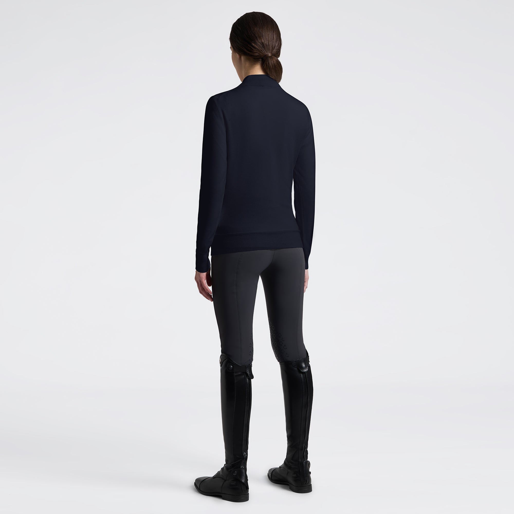 Cavalleria Toscana Merinos Half Zip Turtleneck Sweater
