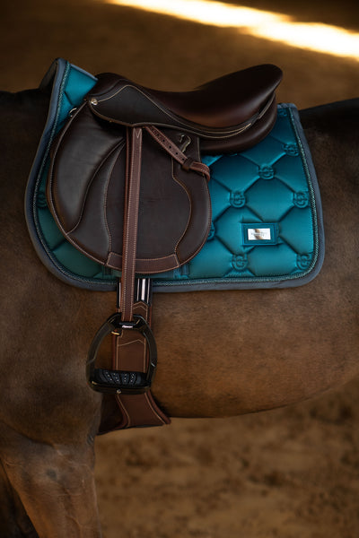 Equestrian Stockholm Teal Blue Springunderlag