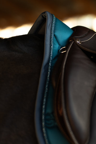 Equestrian Stockholm Teal Blue Springunderlag