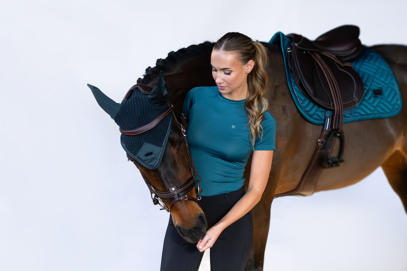 Equestrian Stockholm Hut Teal Blue