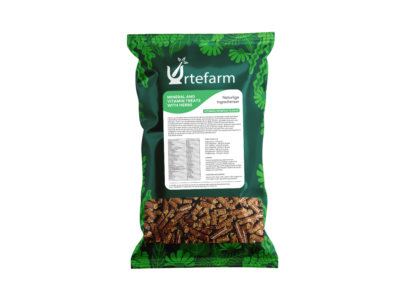 Urtefarm Mineral og Vitamin Bolcher m. Urter