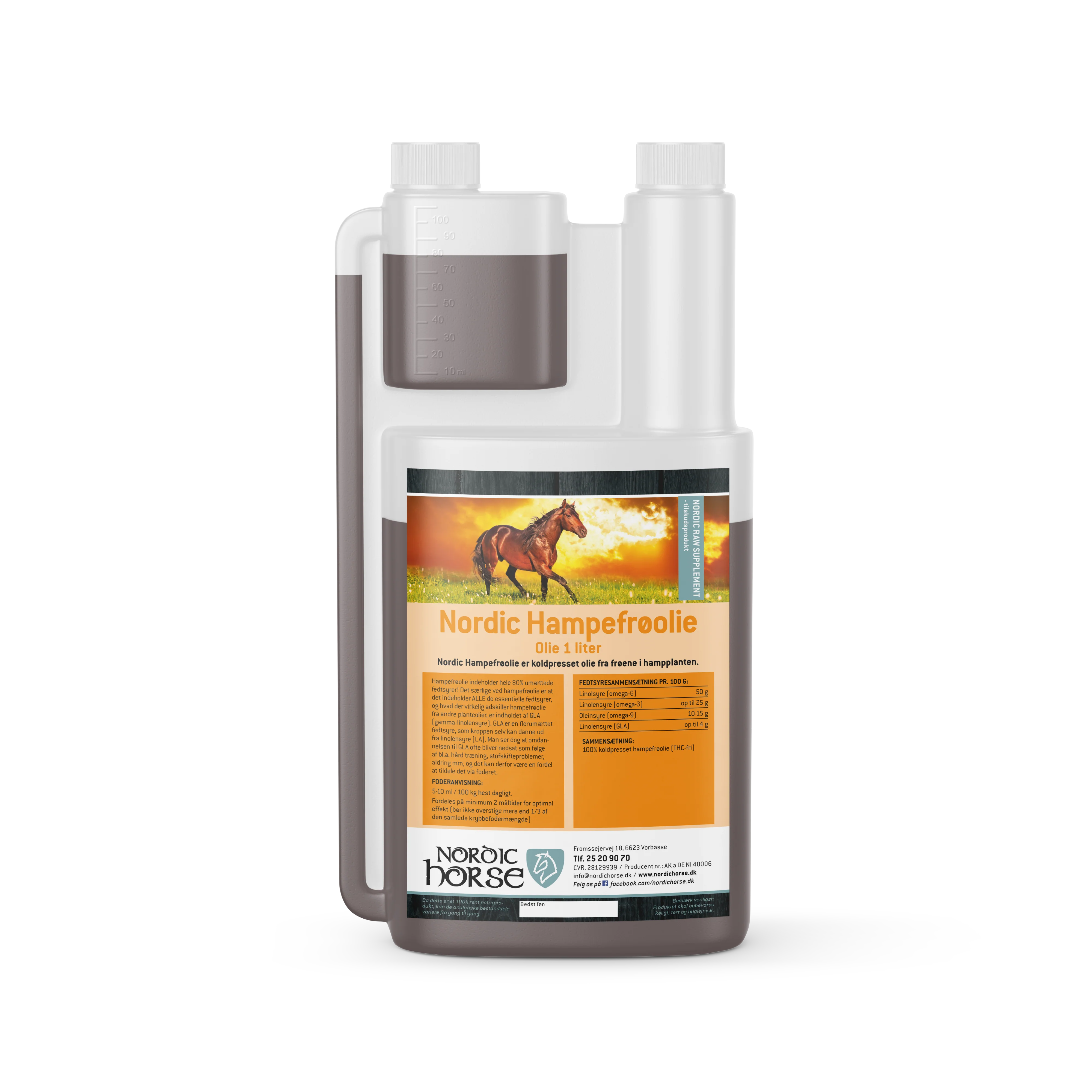 Nordic Horse Hampefrøolie - Bestillingvare