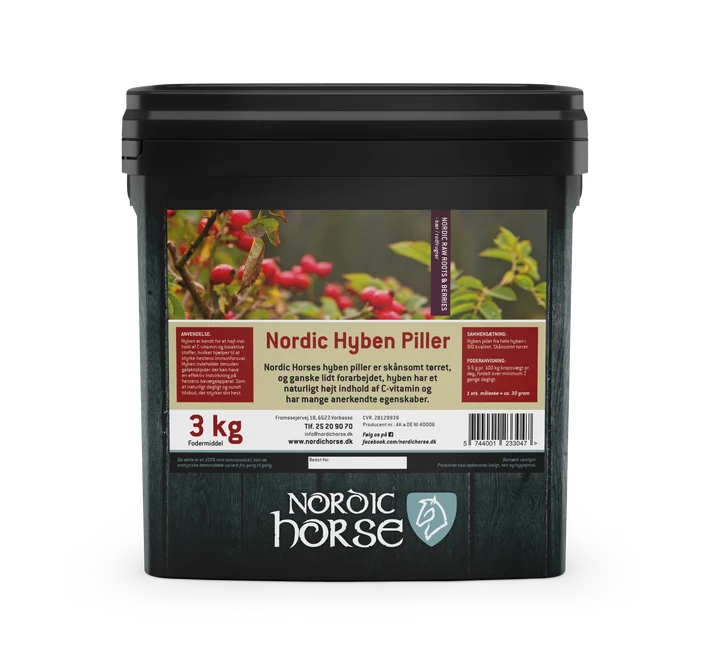 Nordic Horse Hyben Piller 3 kg. - Bestillingsvare