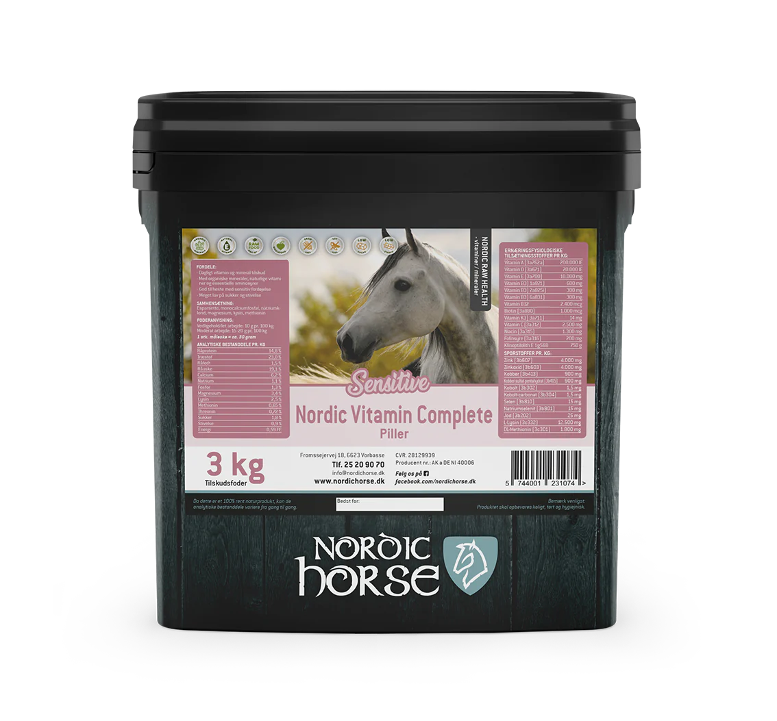 Nordic Horse Vitamin Complete, 3 kg.