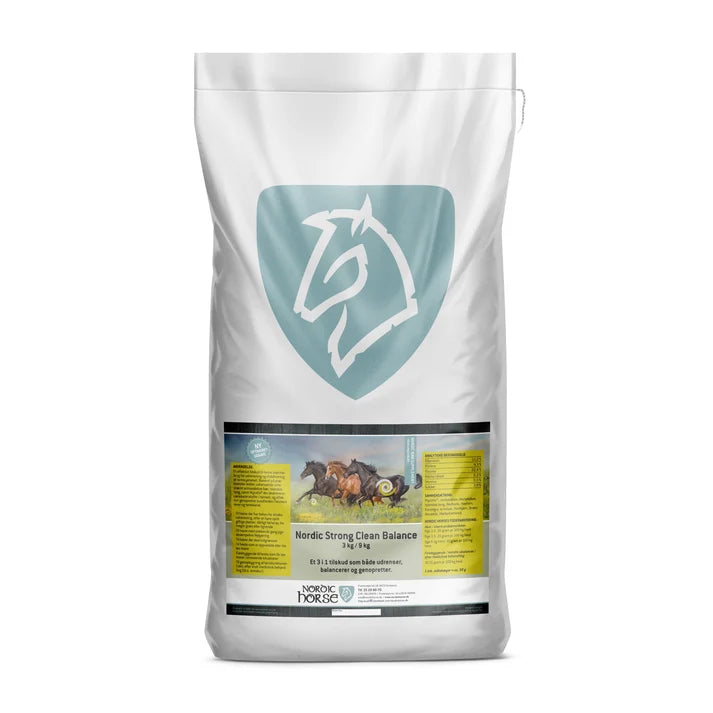 Nordic Horse Strong Clean Balance 9 kg. - Bestillingsvare