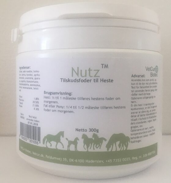 Vetcur Biotec Nutz til hest - Pulver