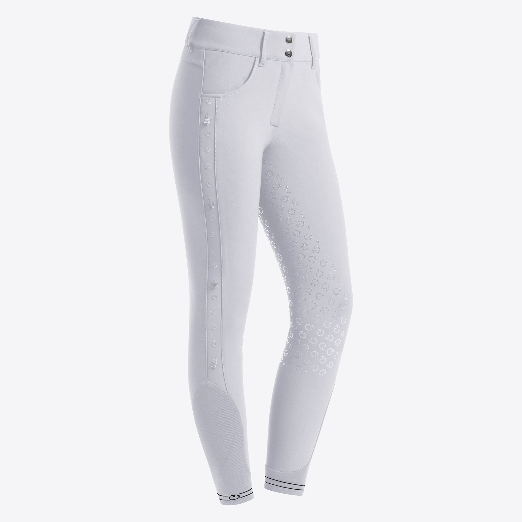 Cavalleria Toscana Embroidery Logo full grip breeches - OUTLET