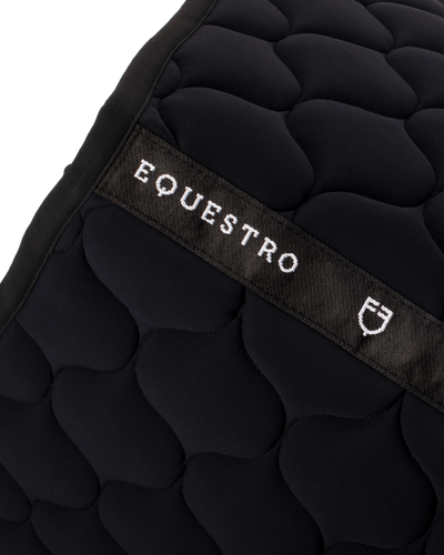 Equestro Jumping Saddle Pad Onion Jersey Black Line Edition