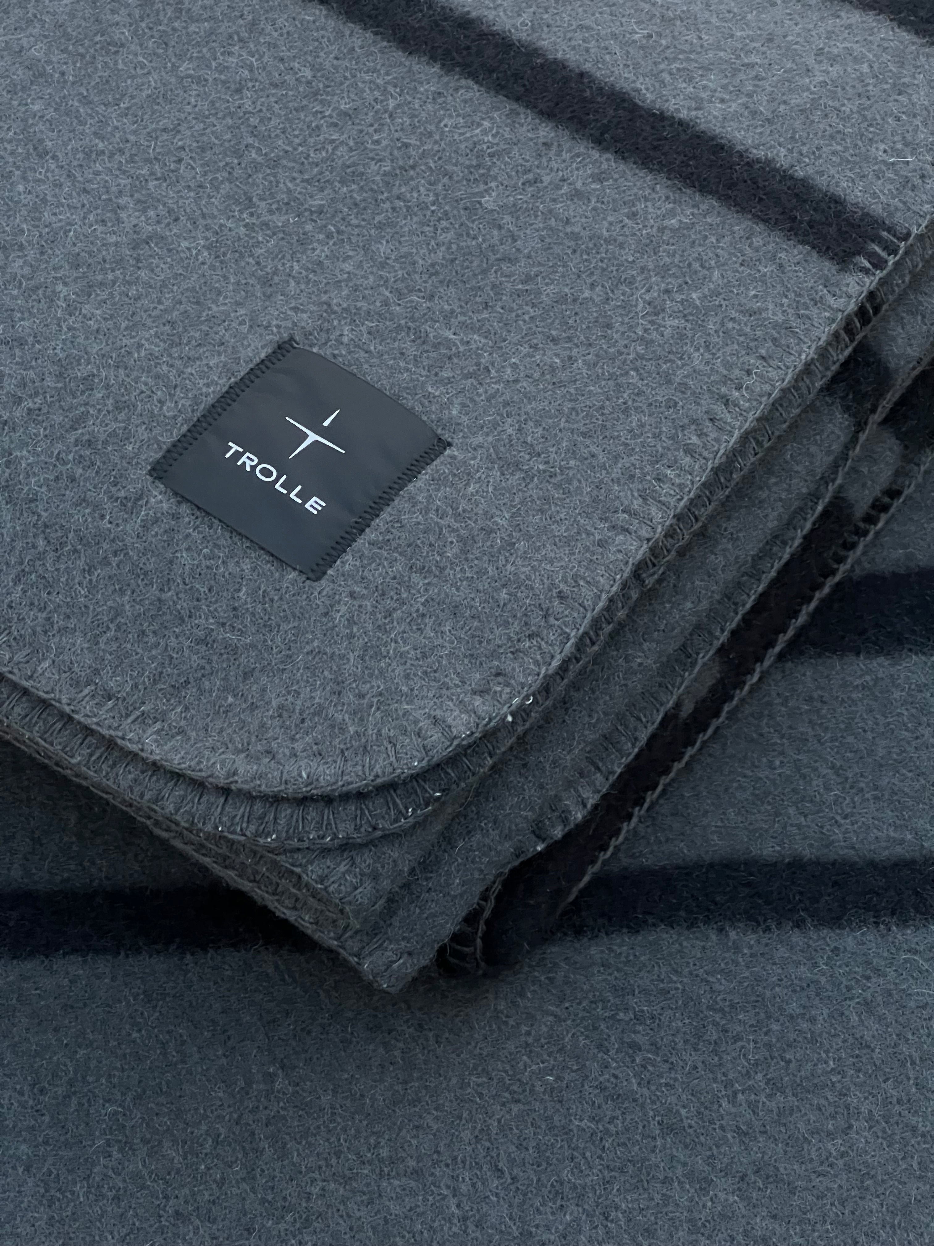 Trolle Projects Faded Stripe Wool Blanket