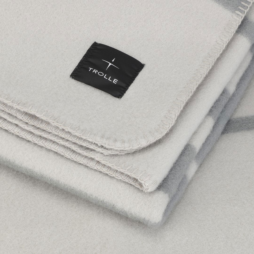 Trolle Projects Faded Stripe Wool Blanket
