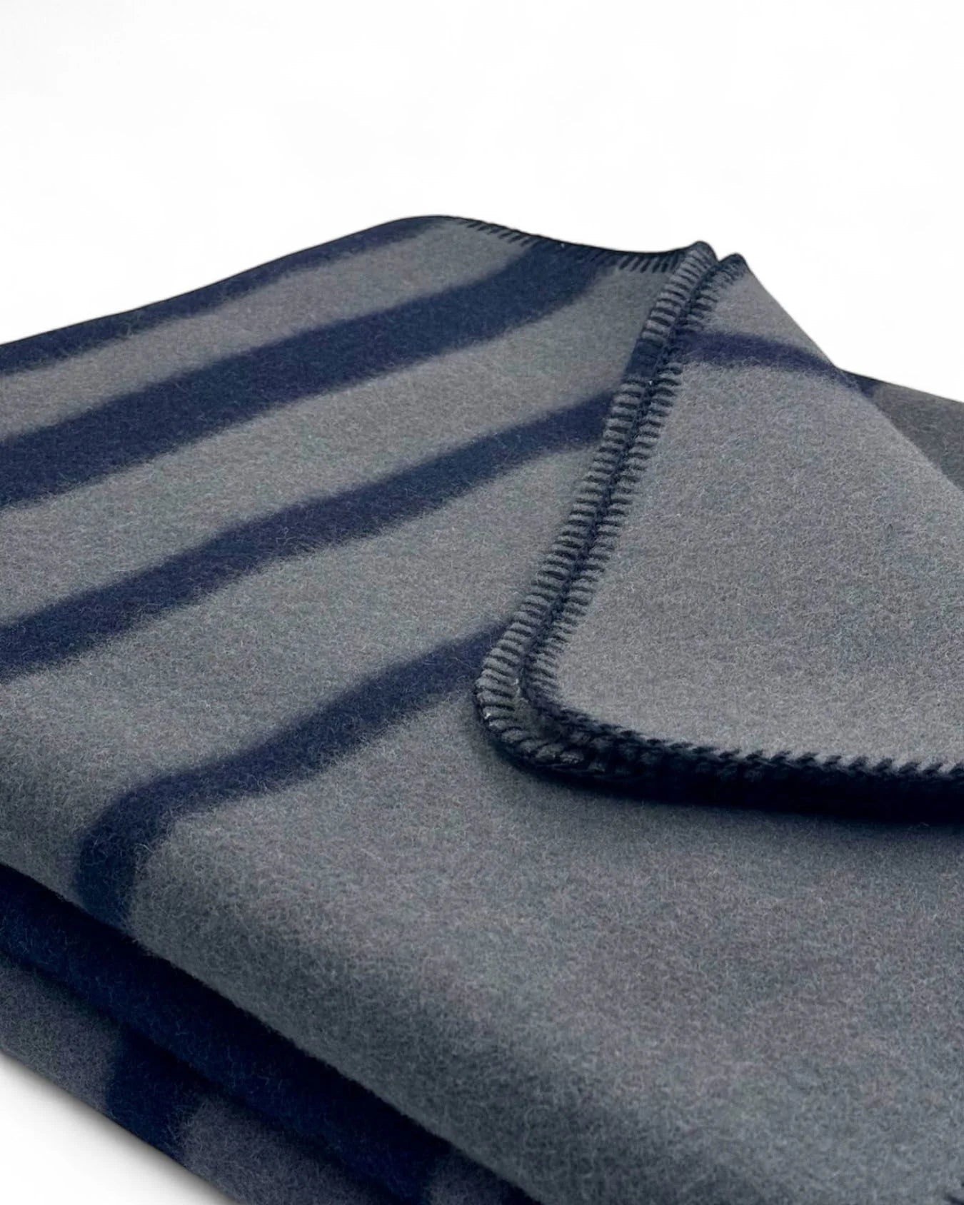 Trolle Projects Faded Stripe Wool Blanket